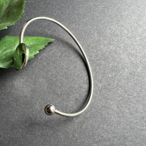 Silver Plated Bangle with Design