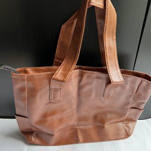 brown tote bag