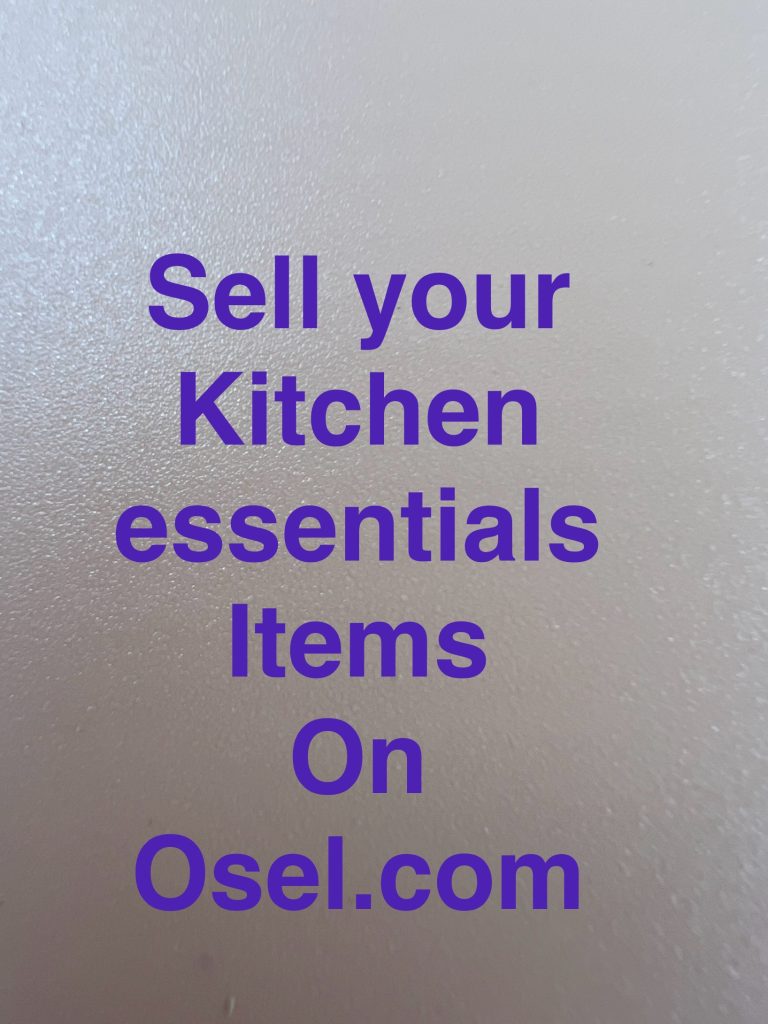 Sell your kitchen essential on 0sel.com