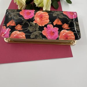 large floral design purse