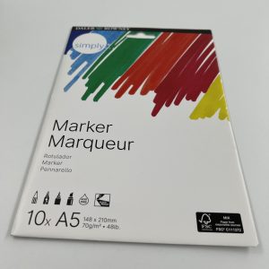 Art and Craft 10xA5 card White