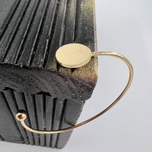 Gold Plated Bangle with Design