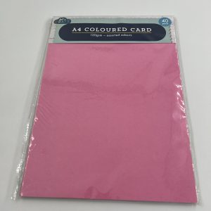 Arts and Craft Pink coloured Paper 40sheets