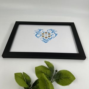 Black Frame with Heart Picture