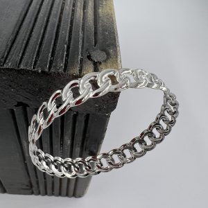 Silver Plated chain link style Bracelet