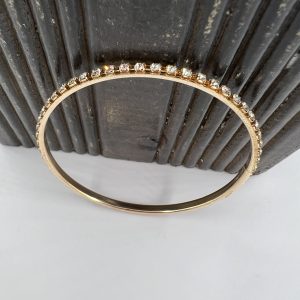 Gold Plated Bracelet set with Gemstones