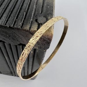 Gold Plated Bracelet with Design