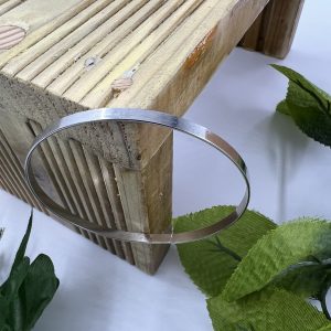 Silver plated bangle