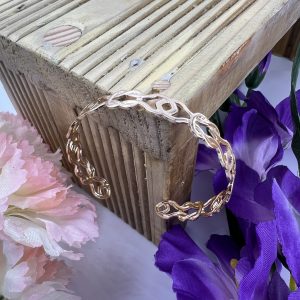 Gold plated bracelet with lovely design