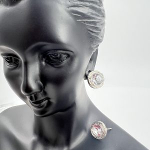 Round start Aries gemstone set simple elegant one piece colour silver