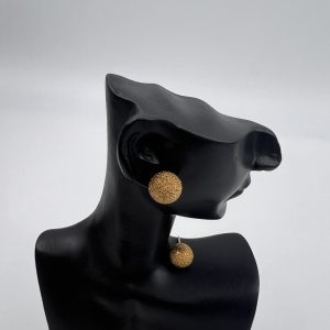 Woven style stud earrings