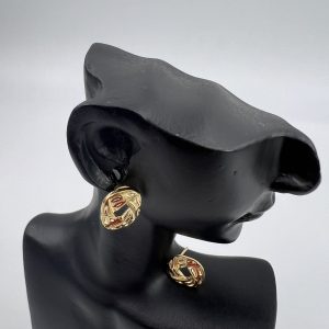 Twisted.Knot stud earrings