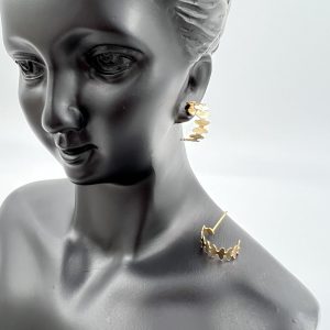 Small hoops wavey design