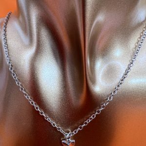 9 inch necklace Five point Star pendant