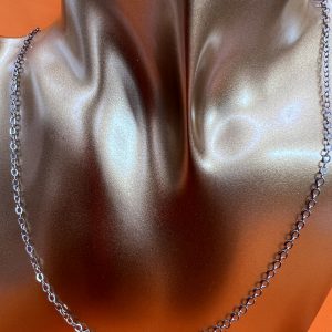 8 inch link chain colour silver