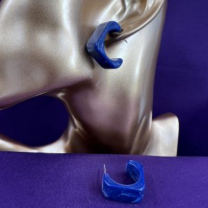 Acrylic square design earrings