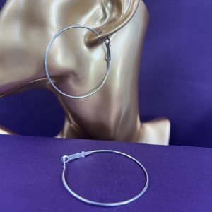 X large hoop earrings
