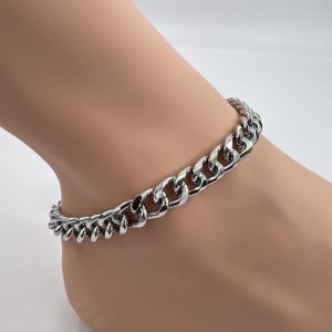 Anklet thick curb link design
