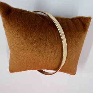 Flat edge mirror shine bangle