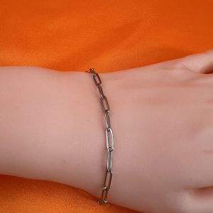 Staple style bracelet