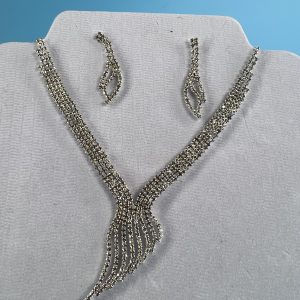 Stunning Bridal set necklace and earrings set