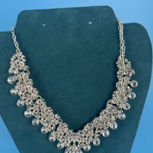 Rhinestone Festoon Necklace