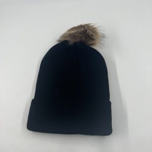 Black winter hat one size