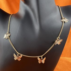 8 inch chain with butterfly