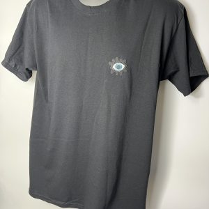 Black T Shirt with hi design large
