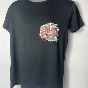 Black T shirt with design small