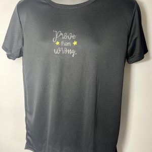 motivational graphic training t shirt black small motivational workout