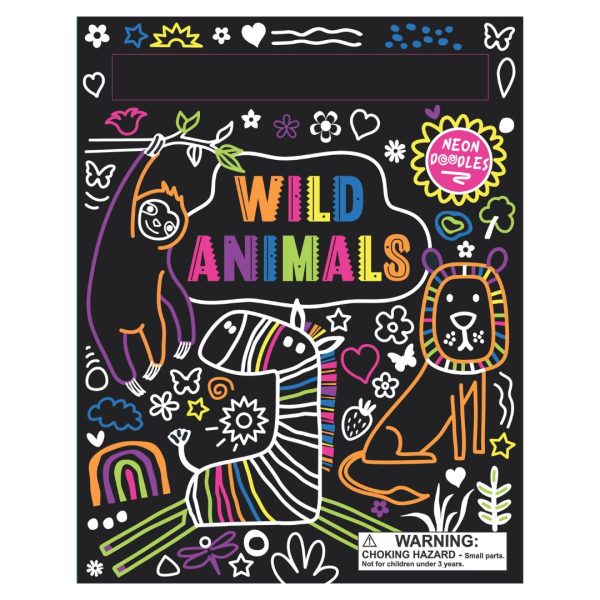 Neon Doodles - Wild Animals