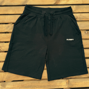 Flumpy® Embroidered Black Shorts