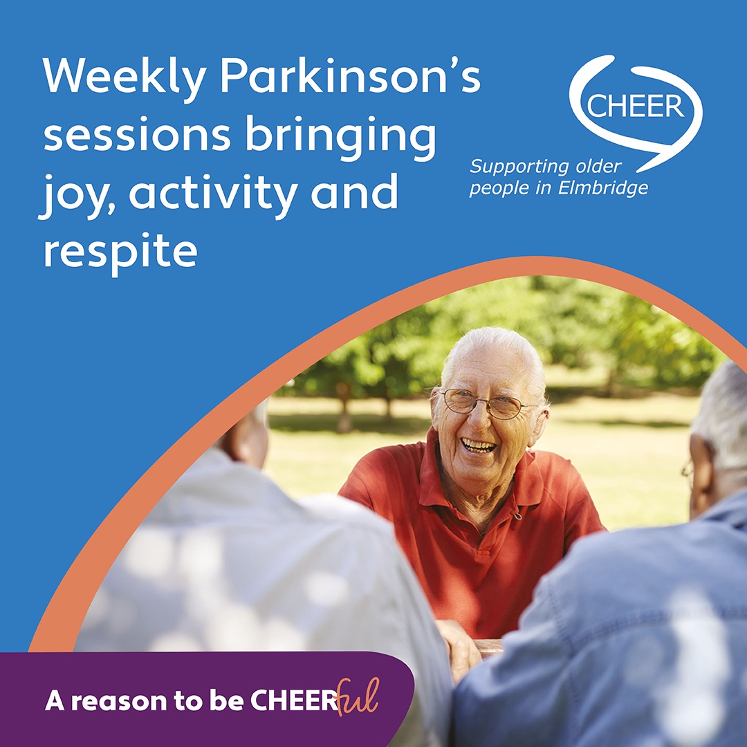 Our weekly Parkinson’s group offers movement, music, support and smiles for both participants and carers. These sessions bring comfort, confidence and a much-needed break, reminding everyone that they’re not facing things alone.
You too can help older people in Elmbridge feel connected and supported, please donate or volunteer with CHEER today.
Donate: cheer-elmbridge.org.uk/support-us
Volunteer: cheer-elmbridge.org.uk/volunteer-with-us