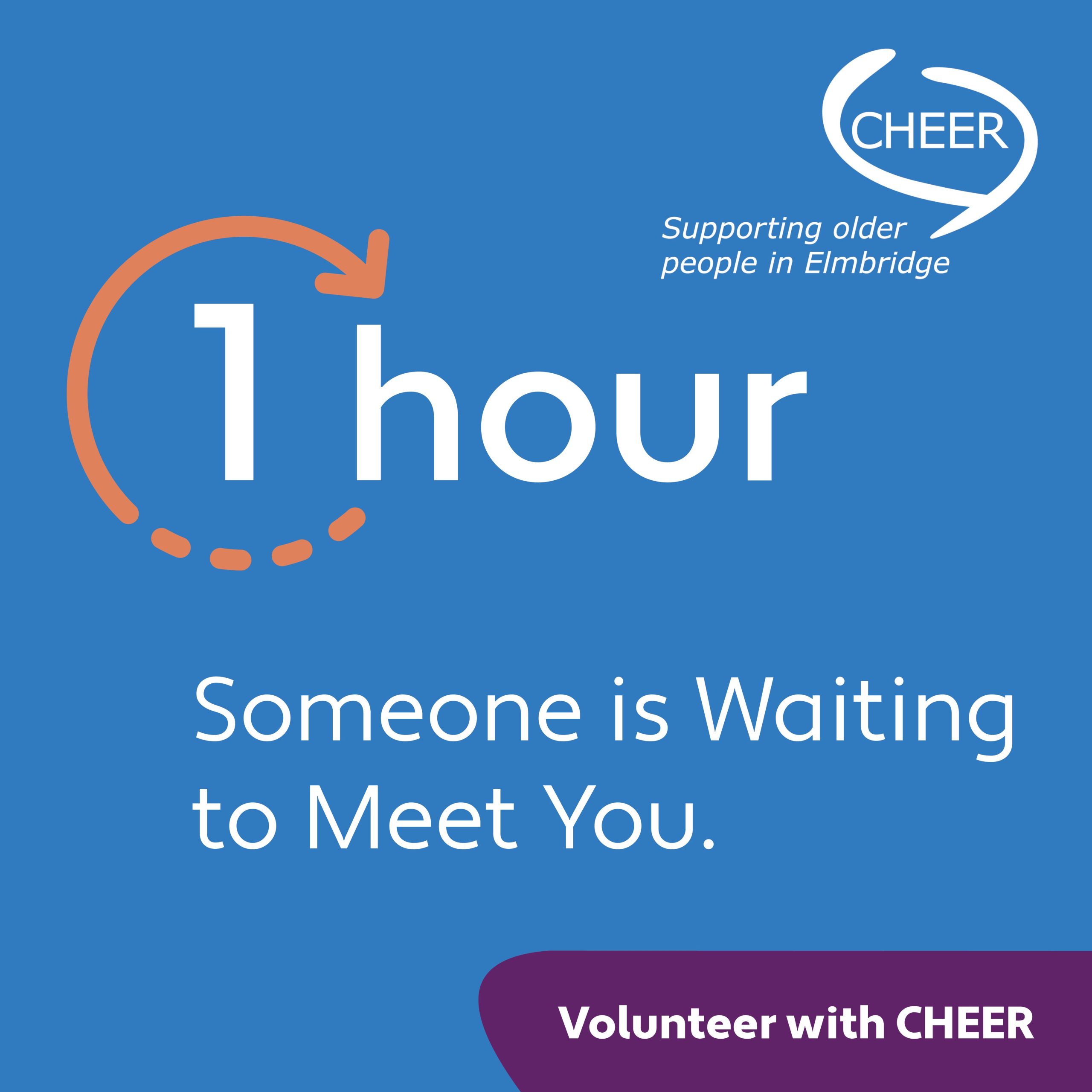 For an older person who feels lonely or isolated, a friendly face can mean everything. Could you be the person who helps them feel part of the community again?
Join our amazing team of volunteers and help bring comfort, companionship and connection to older people across Elmbridge.
One hour. One conversation. One friendship at a time.
Get in touch today.
Visit: www.cheer-elmbridge.org.uk/volunteer
#VolunteerWithCHEER #OneHourABigDifference #Elmbridge