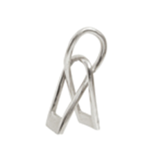 Prato Small Nickel Finish Sculpture