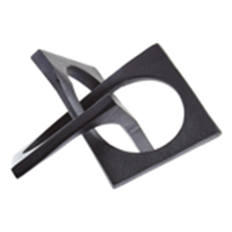 Prato Black Finish Sculpture