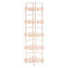 5 Tier Copper Finish Corner Storage Rack