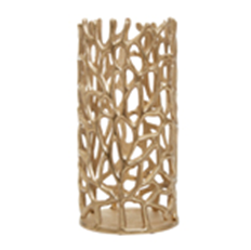 Prato Large Coral Effect Candle Holder