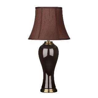 Brown Shade Feature Lamp