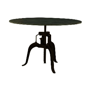 Vasco 3 Leg Large Green Marble / Iron Table