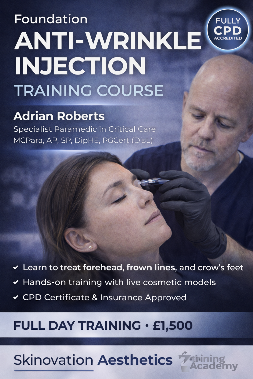 Foundation  Anti-Wrinkle injection course