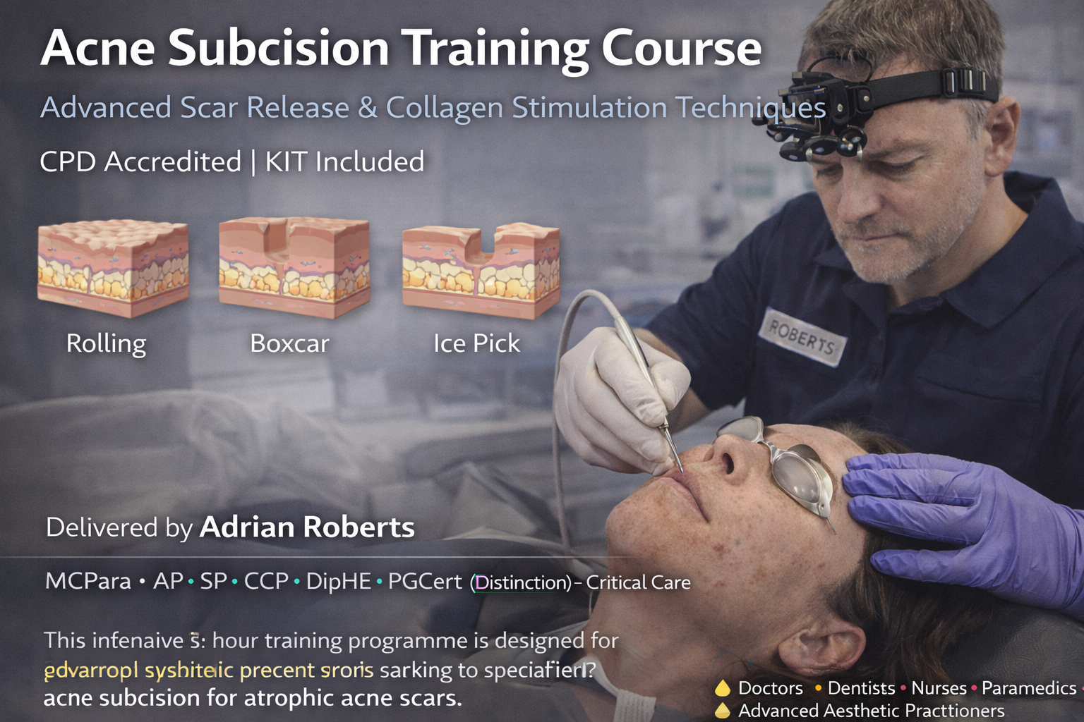 Acne Subcision Training