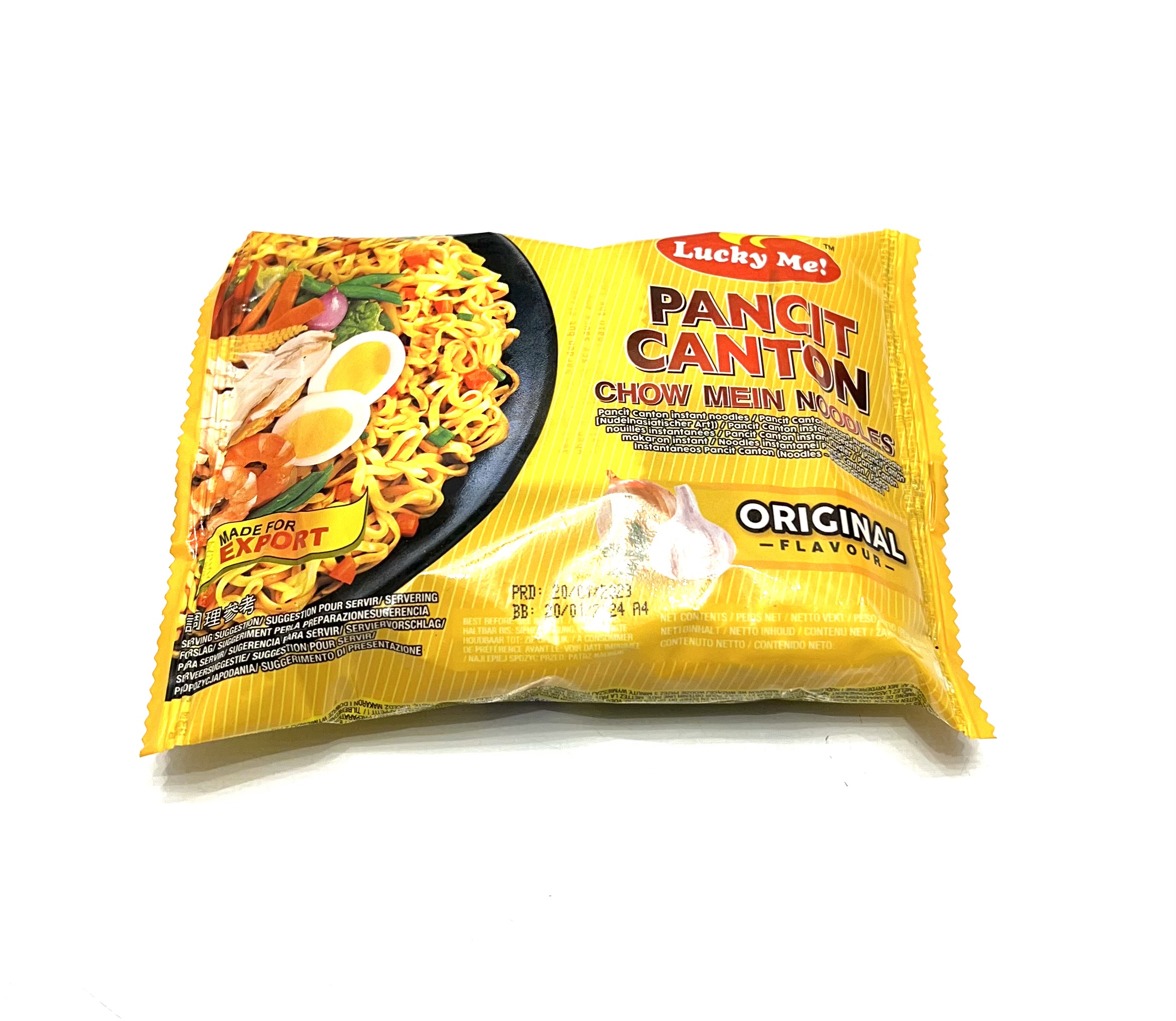 Lucky Me PANCIT CANTON CHOW MEIN NOODLES ORIGINAL 60g S R Oriental Foods Lucky Me PANCIT CANTON CHOW MEIN NOODLES ORIGINAL 60g S R Oriental Foods