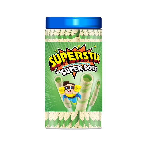 Super Stix with Super Dots Pandan Flavour 330g