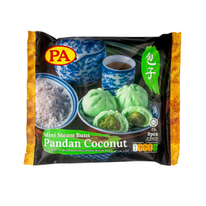 PA Mini Steam Bun Pandan Coconut 9x30g
