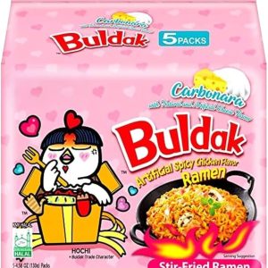BULDAK HOT CHICKEN CARBONARA FLAVORVRAMEN 5 X140g