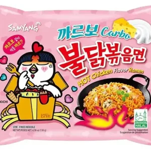 BULDAK CARBONARA FLAVOR HOT CHICKEN FLAVOUR RAMEN 130g