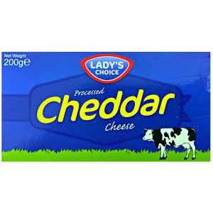Lady's Choice Processed Cheddar Cheese 200g