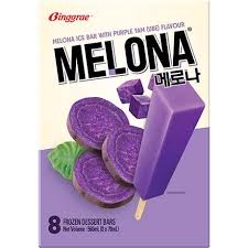 Melona Frozen Plant Based Ice stick Purple Yam (Ube) Flavour 4